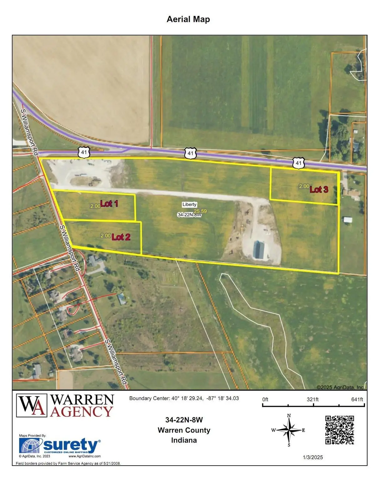 575 S Williamsport Lot 2 RD, Williamsport, IN 47993