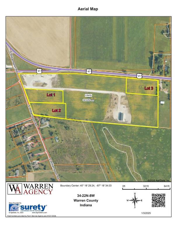575 S Williamsport Lot 2 RD, Williamsport, IN 47993