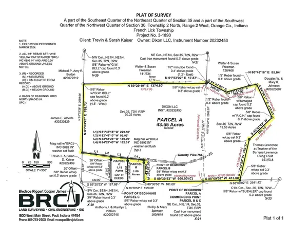W County Pike RD, West Baden Springs, IN 47469