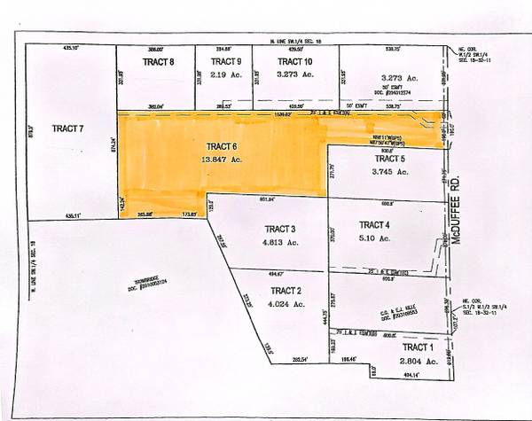 15451 McDuffee (tract 6) RD, Churubusco, IN 46723