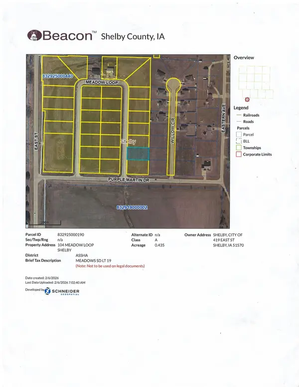 Lot 19 104 Meadow Loop, Shelby, IA 51570