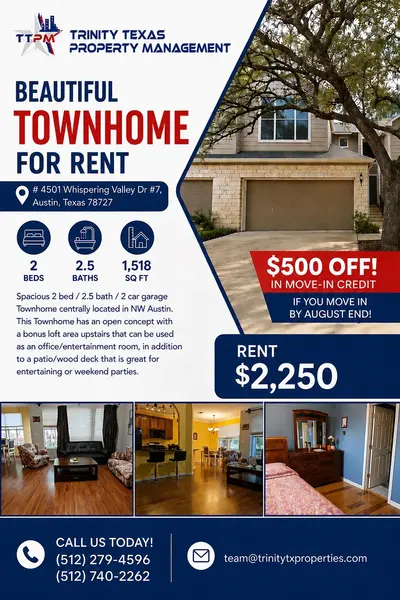 4501 Whispering Valley DR #7, Austin, TX 78727