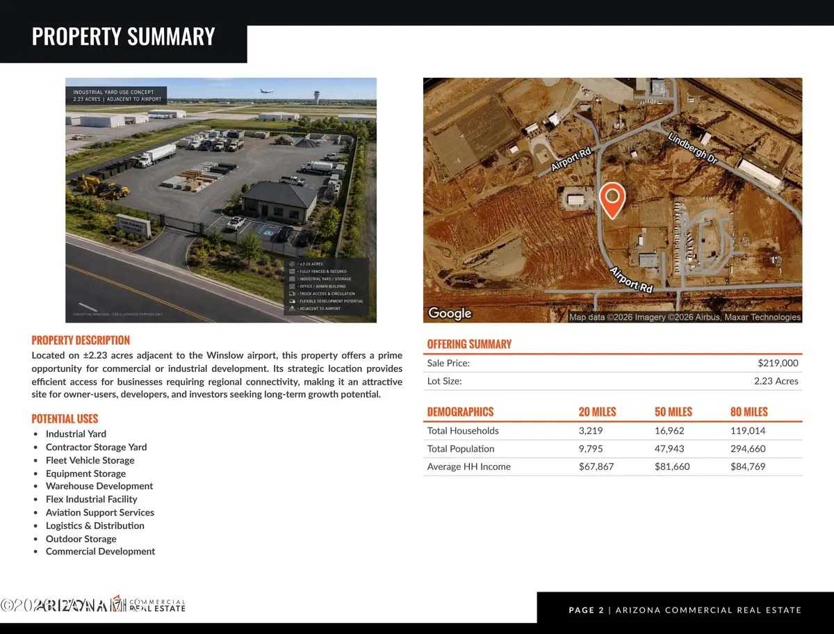 816 Airport RD, Winslow, AZ 86047