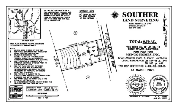 5043 Burke Meadows RUN, Chesnee, SC 29323