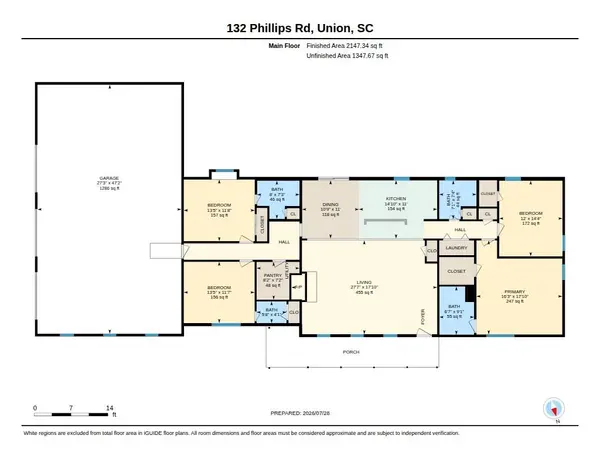 132 Phillips RD, Union, SC 29379