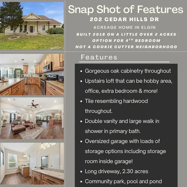202 Cedar Hills DR, Elgin, TX 78621