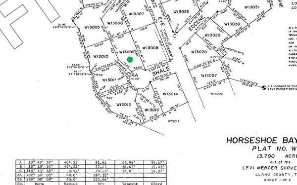 Lot W13009 Shale, Horseshoe Bay, TX 78657
