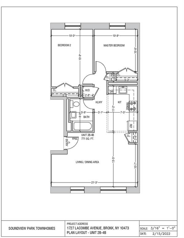 1727 Lacombe AVE #4B, Bronx, NY 10473
