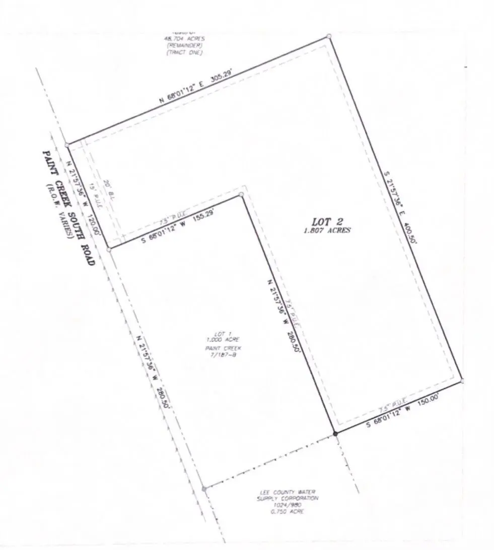 TBD- Paint Creek South Lot RD, Paige, TX 78659