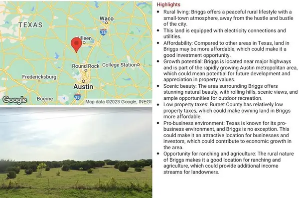 316 HWY US 183 NORTH, Briggs, TX 78608