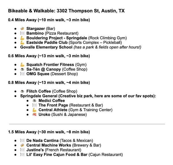 3302 Thompson ST #1, Austin, TX 78702