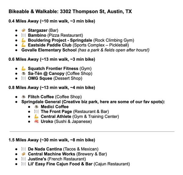 3302 Thompson ST #1, Austin, TX 78702