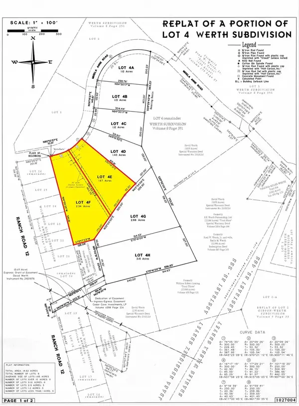 31822 Mirela Anne RD #Lot 4F & 4E, Dripping Springs, TX 78620
