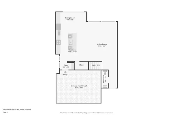 1403 Barton Hills DR #1, Austin, TX 78704