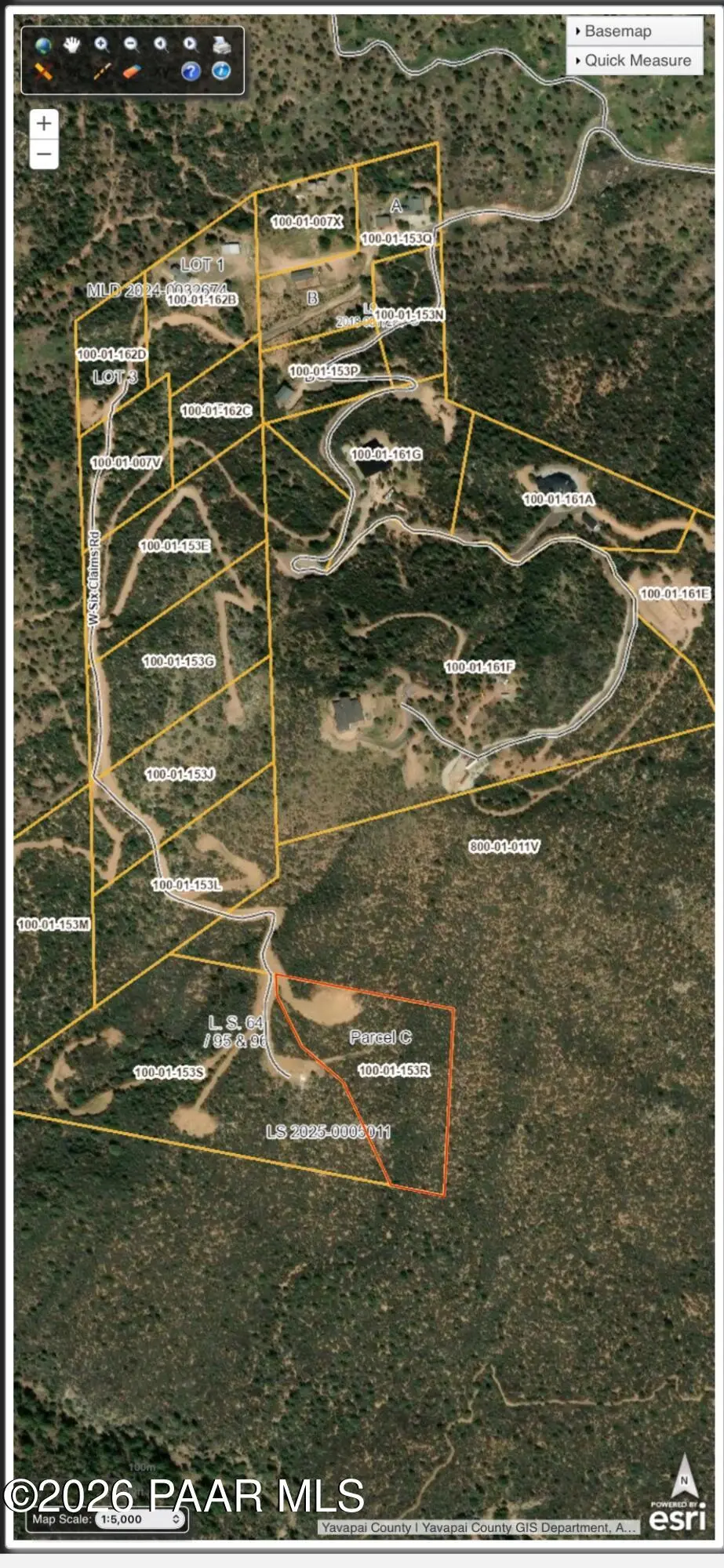 5000 W Six Claims Lot D RD, Prescott, AZ 86305