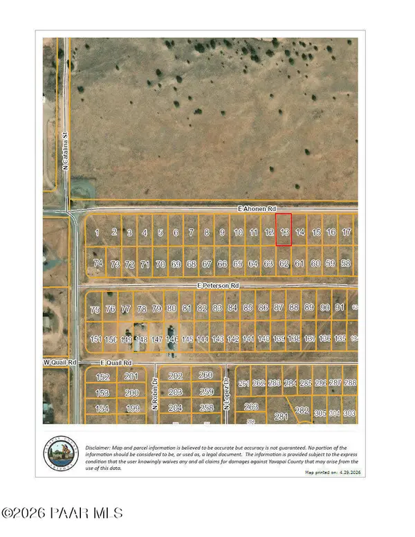 155 E Ahonen RD, Paulden, AZ 86334