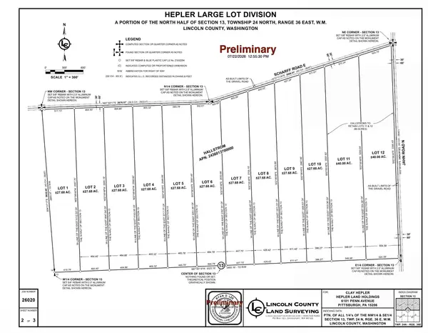 LOT 3 HEPLER LARGE LOT DIVISION Rd #21995 Jahn Rd, Davenport, WA 99122