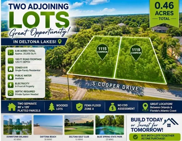 1115 & 1119 S COOPER DR, Deltona, FL 32725