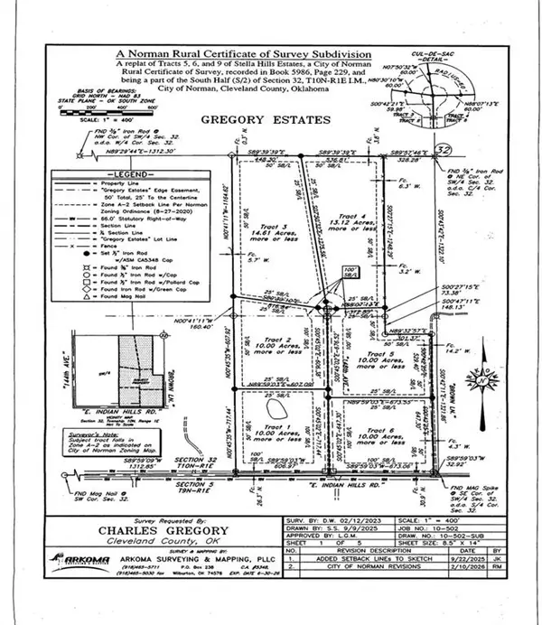 148 NE 148th AVE #(TRACT 5), Newalla, OK 74857