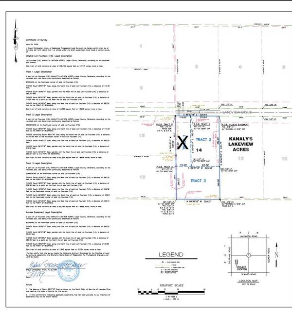 N Tract 3 Lakeview DR, Guthrie, OK 73044
