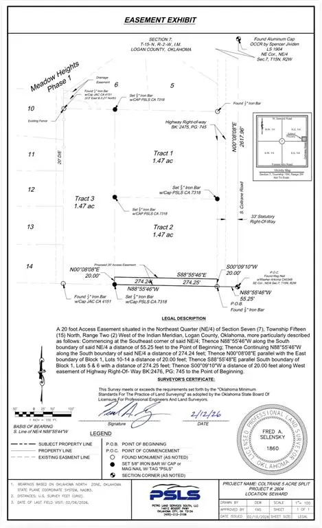N Tract 2 Coltrane, Guthrie, OK 73044