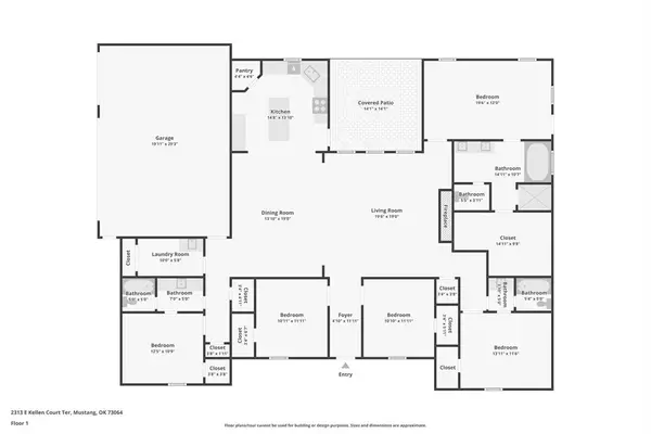 2313 E Kellan Court TER, Mustang, OK 73064