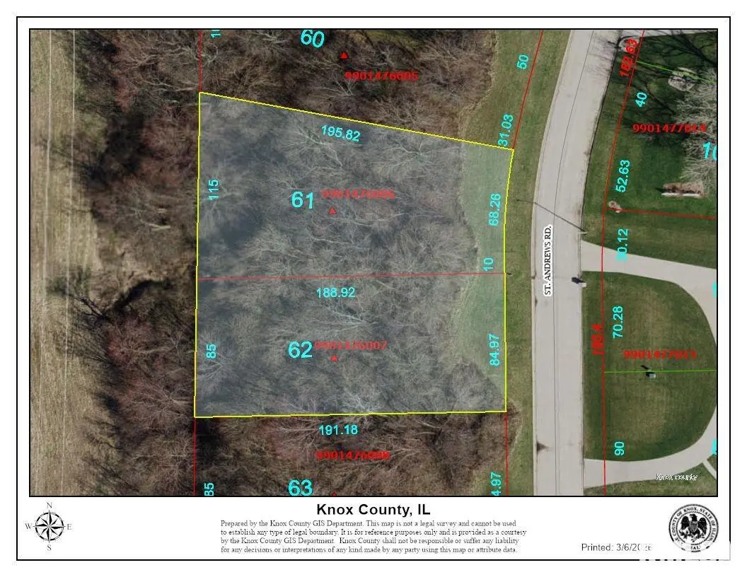 Lot 61 & 62 Country Club Estates Subdivision, Galesburg, IL 61401