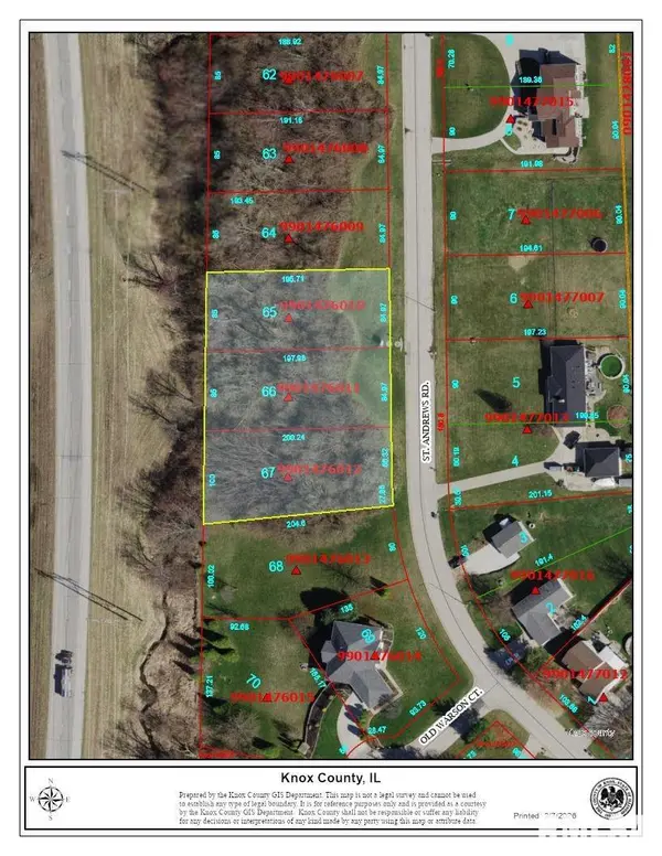 Lot 65, 66 & 67 Country Club Estates Subdivision, Galesburg, IL 61401