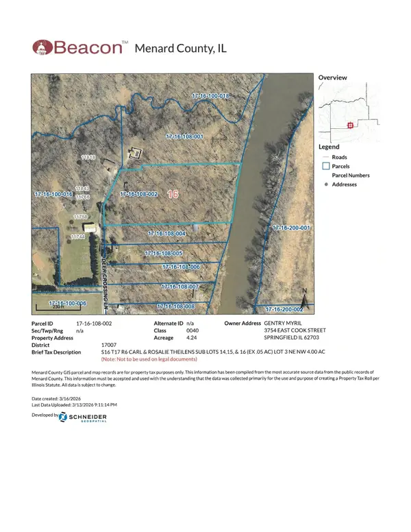 Lots 14 15 16 Deer Crossing LN, Petersburg, IL 62675