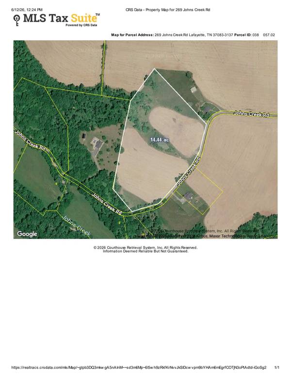 0 Johns Creek Road, Lafayette, TN 37083