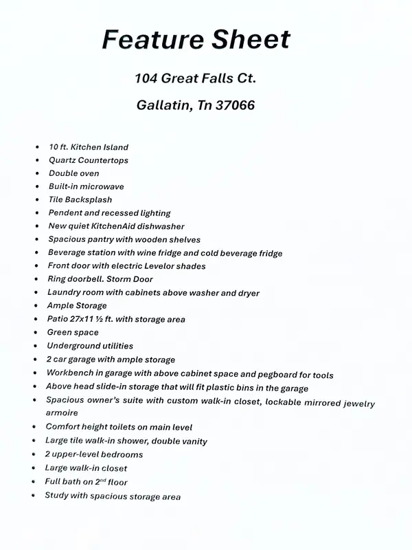 104 Great Falls Ct, Gallatin, TN 37066