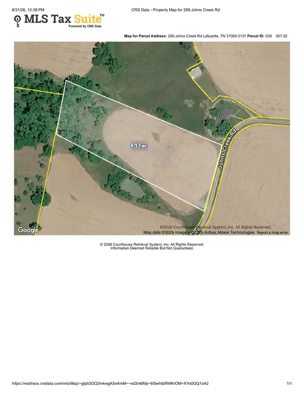 0 Johns Creek Road, Lafayette, TN 37083