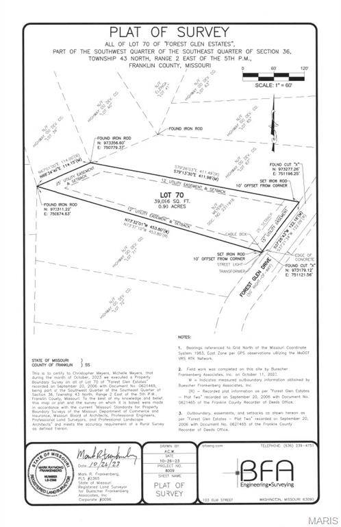 2886 Forest Glen DR, Pacific, MO 63069