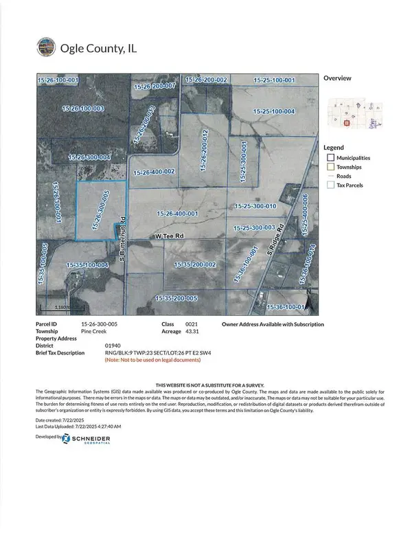 000 Butternut RD, Oregon, IL 61061