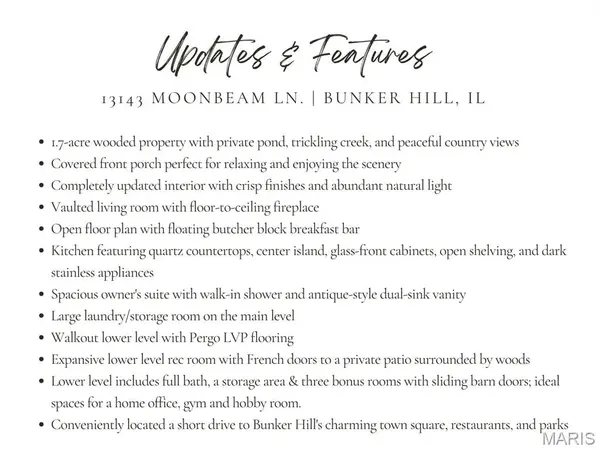 13143 Moonbeam LN, Bunker Hill, IL 62014
