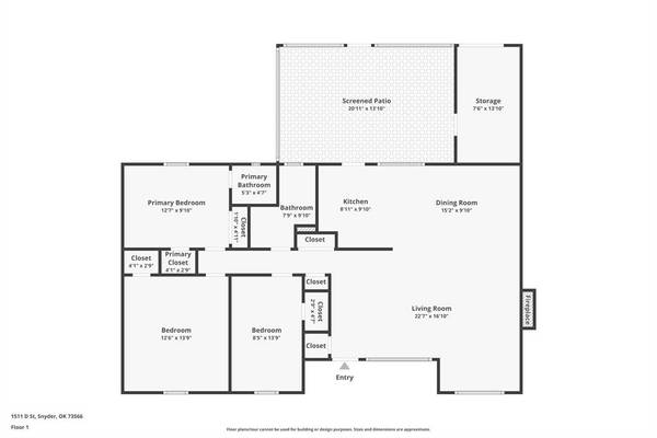 1511 D ST, Snyder, OK 73566