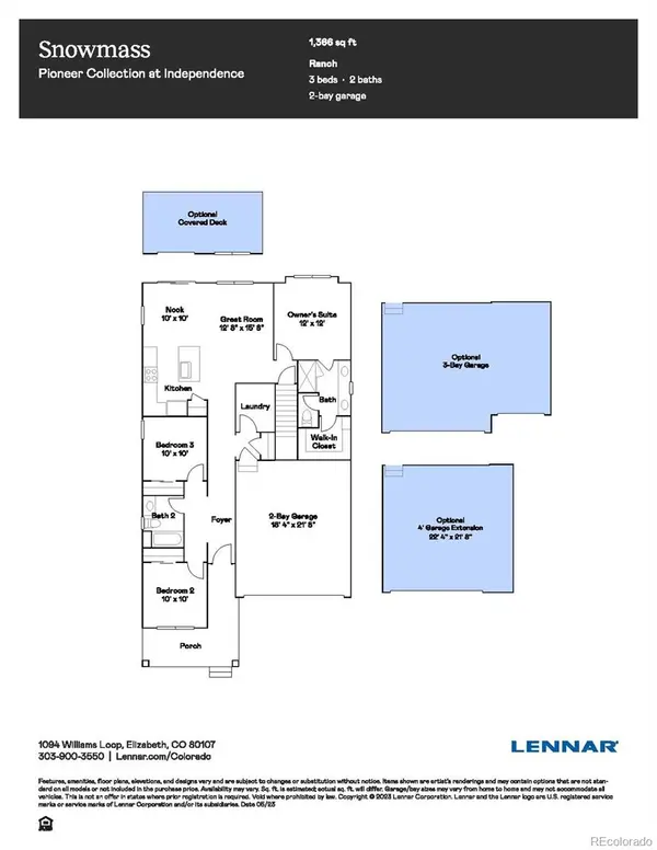 39757 Bradley ST, Elizabeth, CO 80107