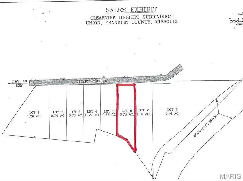 0 Lot 6  CLEARVIEW DR, Union, MO 63084