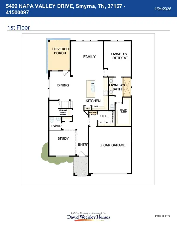 5409 Napa Valley Drive, Smyrna, TN 37167