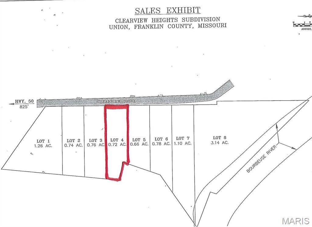 0 Lot 4  CLEARVIEW DR, Union, MO 63084