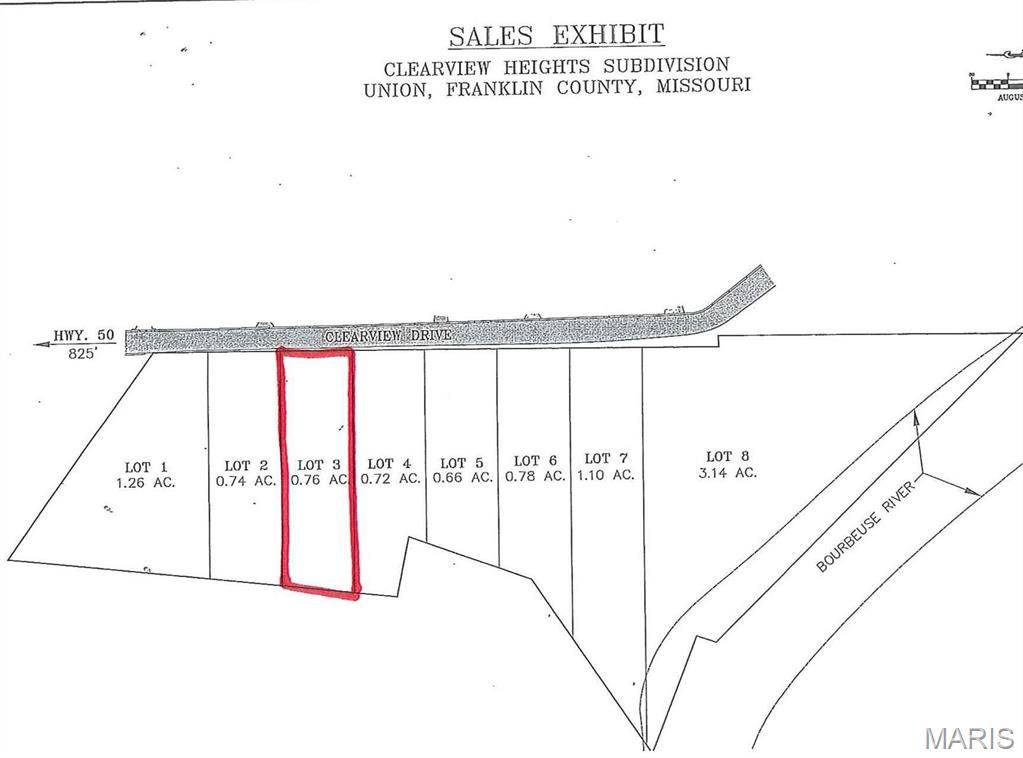 0 Lot 3  CLEARVIEW DR, Union, MO 63084