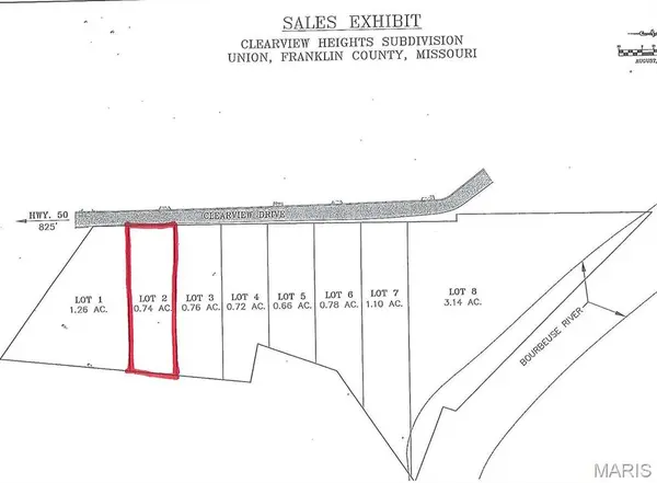 0 Lot 2  CLEARVIEW DR, Union, MO 63084