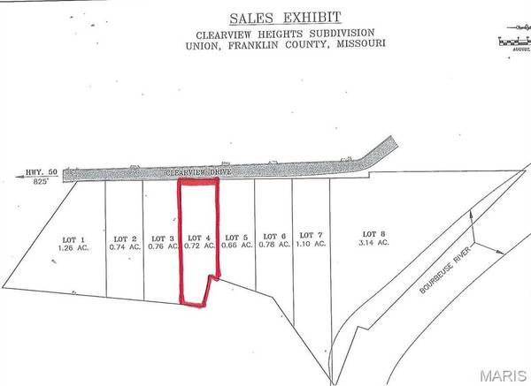 0 Lot 4  CLEARVIEW DR, Union, MO 63084