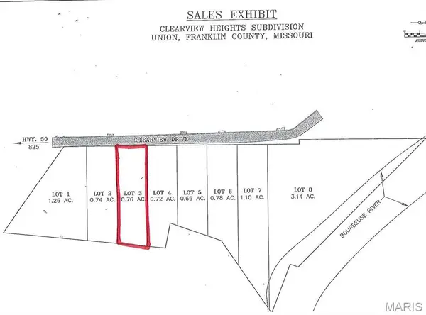 0 Lot 3  CLEARVIEW DR, Union, MO 63084