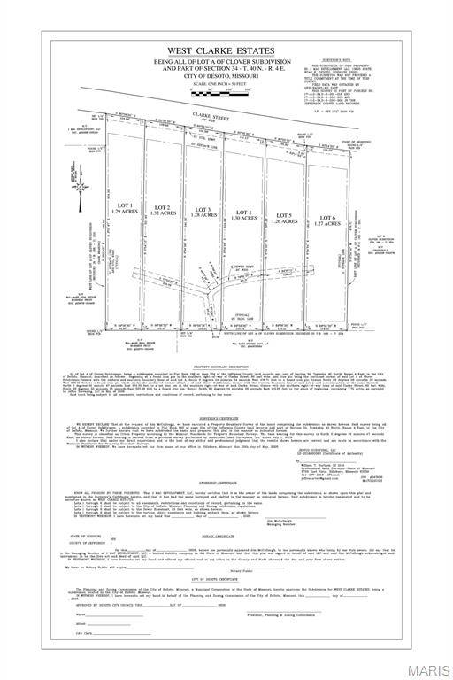 Lot #1 Clarke ST, De Soto, MO 63020