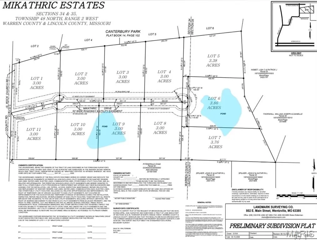 0 Lot 11 Mikathric Estates, Warrenton, MO 63383