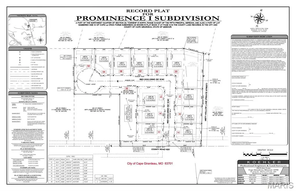 Lot 9 Red Dog DR, Cape Girardeau, MO 63701