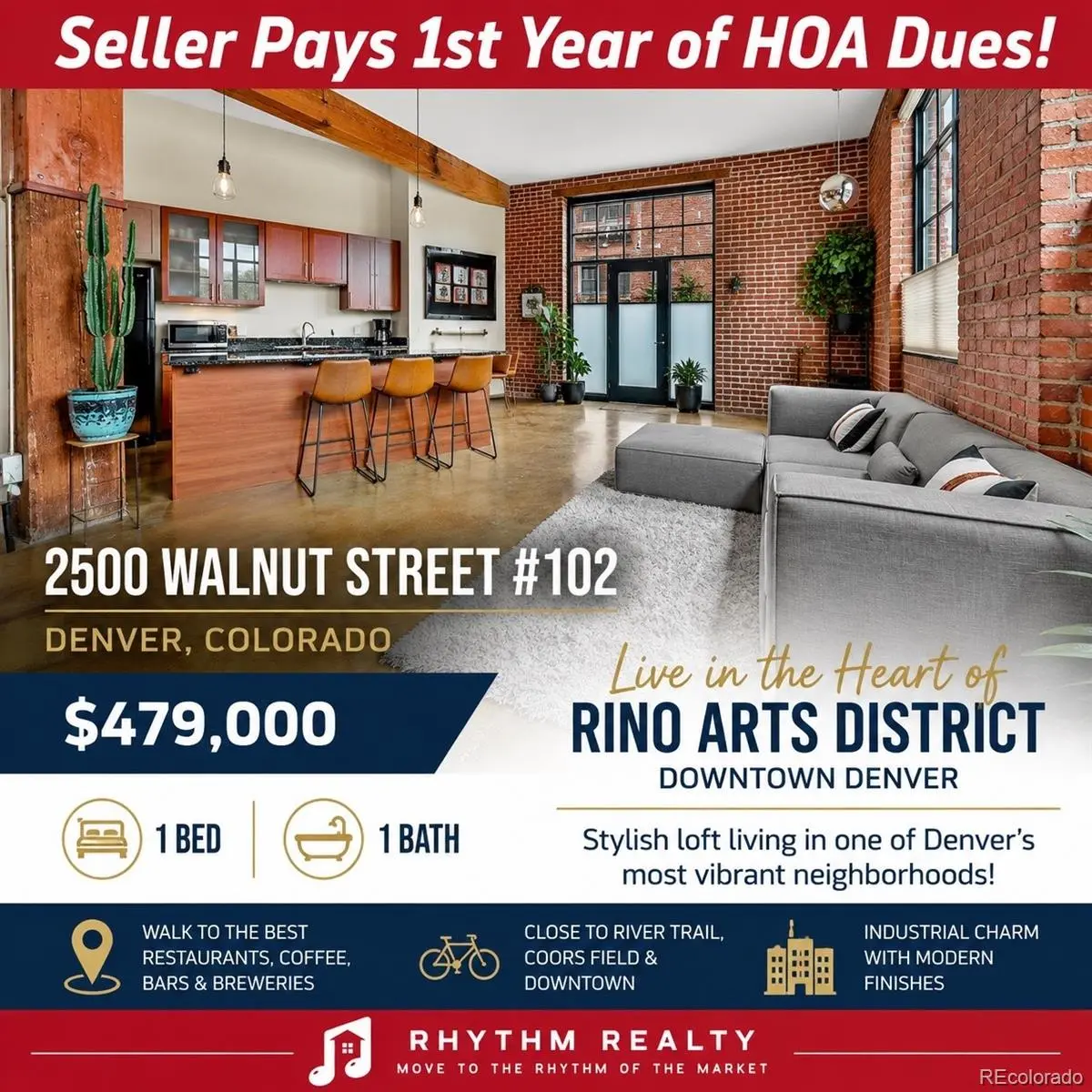 2500 Walnut ST #102, Denver, CO 80205