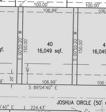 Lot 40 Joshua CIR, Columbia, IL 62236