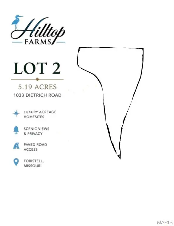 1033 Dietrich RD, Foristell, MO 63348